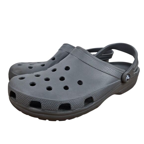 Crocs Classic Clogs Sandals Men's Sz 14 Gray Comfort Gorpcore Clogcore - Picture 2 of 11